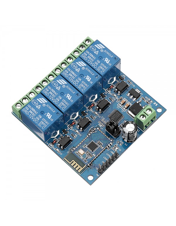 DC12V 4-Channel Android Mobile Bluetooth Relay Mod...