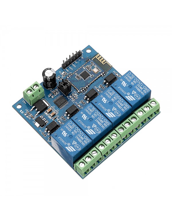 DC12V 4-Channel Android Mobile Bluetooth Relay Module