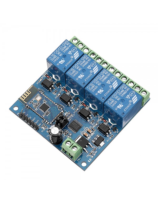 DC12V 4-Channel Android Mobile Bluetooth Relay Module