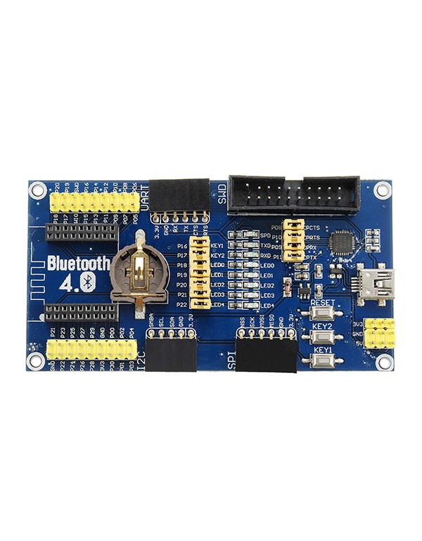 BLE4.0 Bluetooth NRF51822 Module 2.4G Wireless Communication Module Mother Board Expansion Development Board Kit