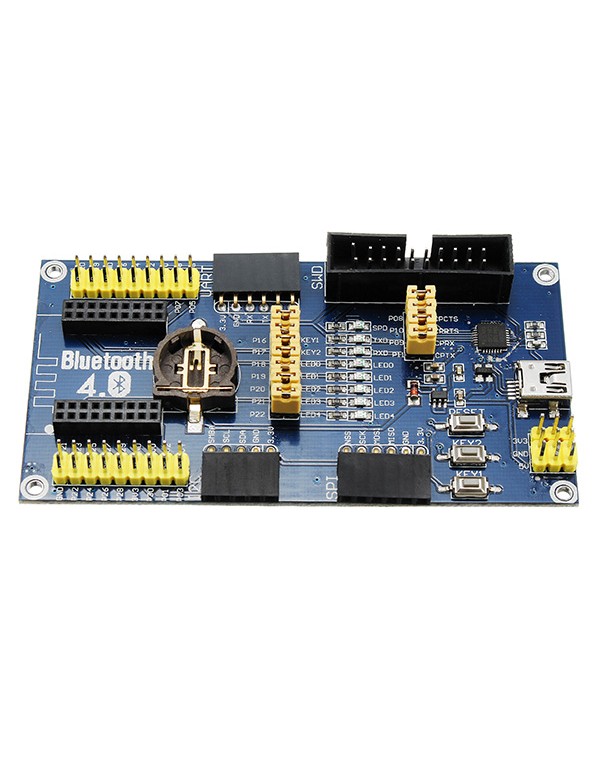 BLE4.0 Bluetooth NRF51822 Module 2.4G Wireless Communication Module Mother Board Expansion Development Board Kit