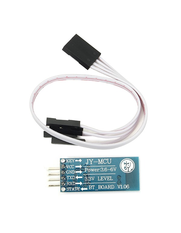 JY-MCU V1.06 Anti-reverse Wireless Bluetooth Serial Transmission Module HC08 Bluetooth 4.0 Slave With Baseplate