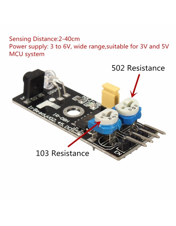 IR Obstacle Sensor Module For Smart Car