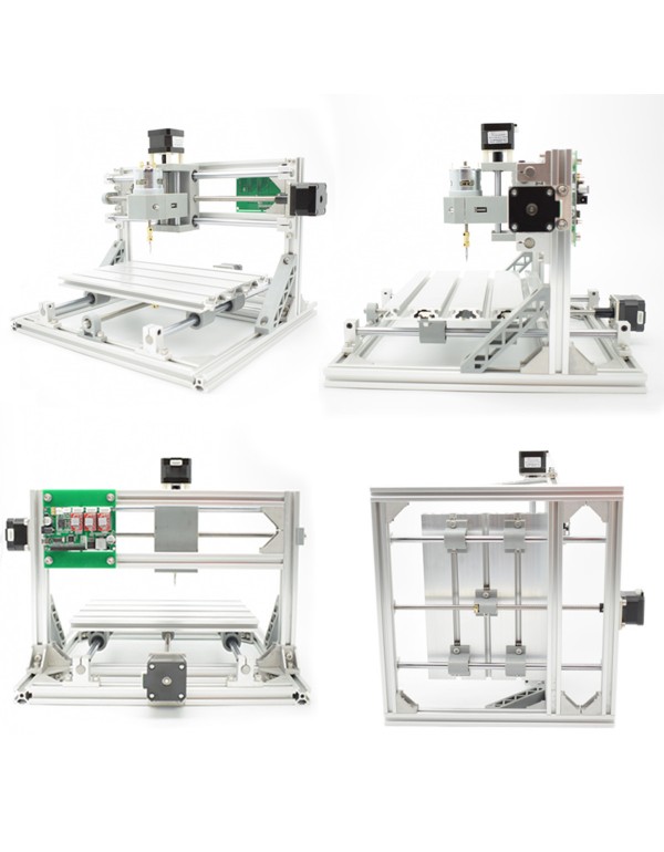 CNC2418 3 Axis Mini DIY CNC Router USB Wood Carving Engraving Machine with 500mW Laser Module