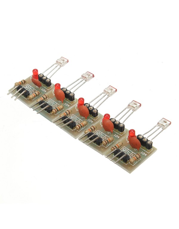 5Pcs 5V High Level Laser Receiver Sensor Module Non-modulator Tube For Arduino