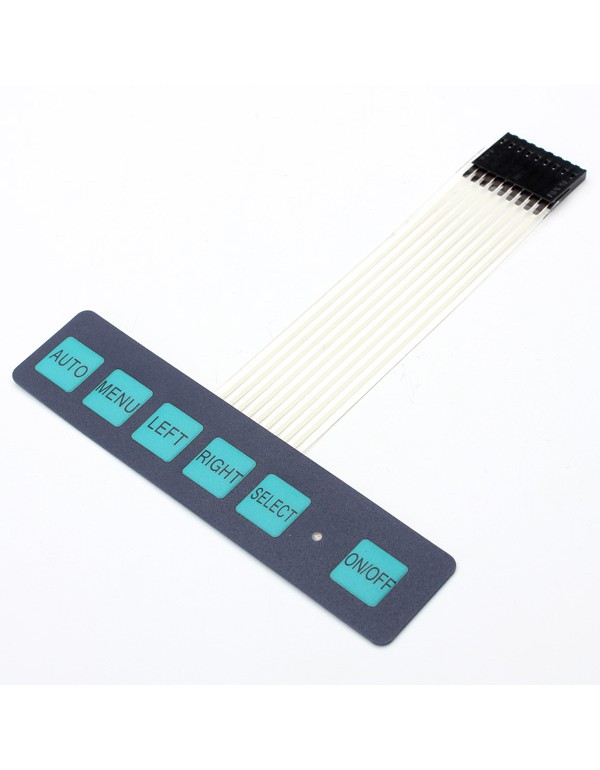 10Pcs 6 Key LED Matrix Membrane Switch Keyboard Co...