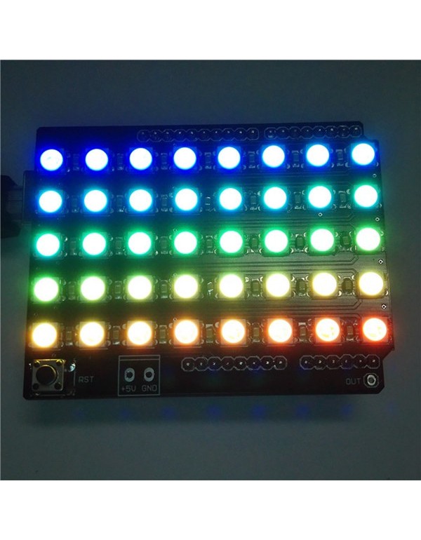 RainBow LED Shield Serial 5050 Full-color LED Expa...