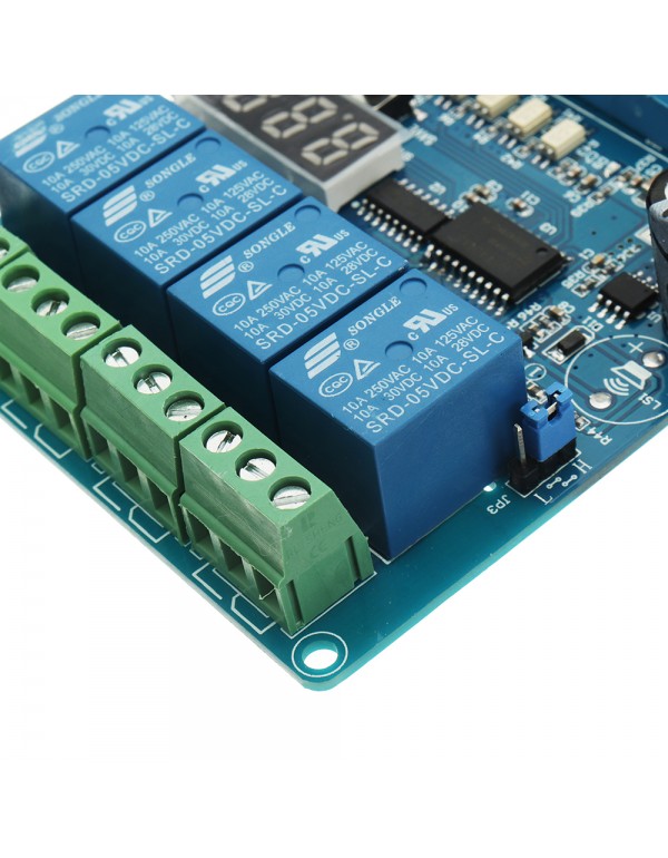 DC 8V To 36V Industrial Grade 4 Channel Multi-function Relay Module Wide Voltage Supply Module