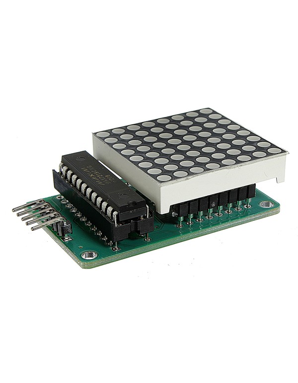 MAX7219 Dot Matrix Module DIY Kit SCM Control Modu...