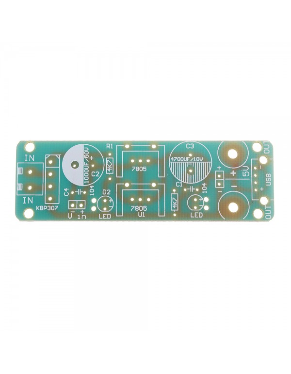 10pcs DIY Double LM7805 Diffuser Regulator Module Kit 5V 3A Solar Energy Regulator Generator Module