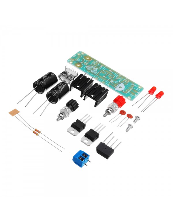 10pcs DIY Double LM7805 Diffuser Regulator Module Kit 5V 3A Solar Energy Regulator Generator Module